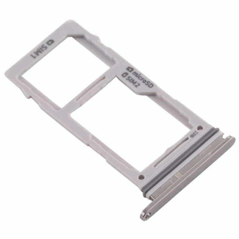 For Galaxy S10+ / S10 / S10e SIM Card Tray + SIM Card Tray / Micro SD Card Tray (White)