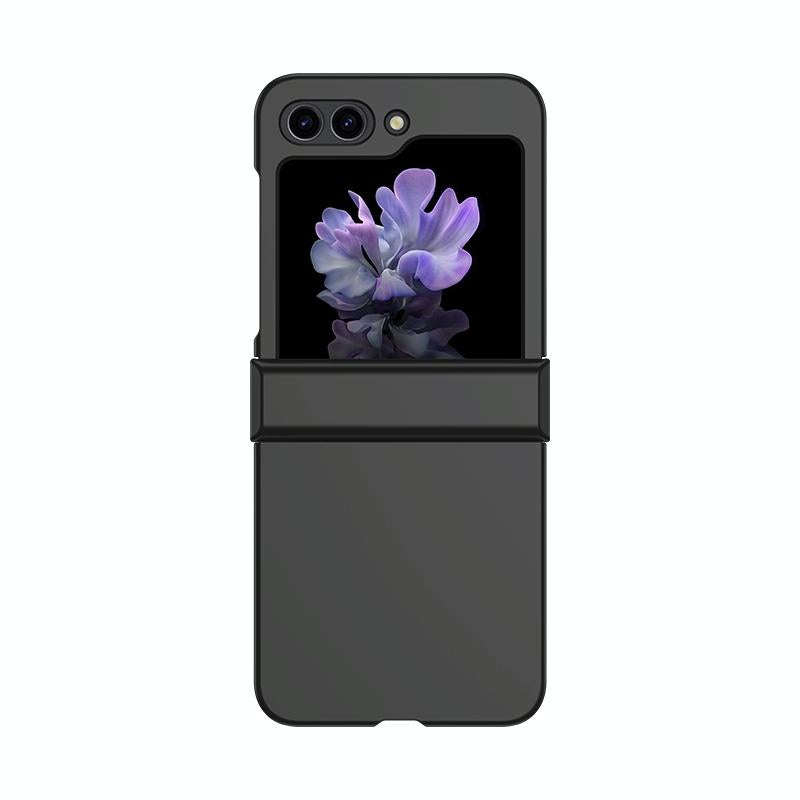 For Samsung Galaxy Z Flip5 Skin Feel PC Phone Case with Hinge(Black)