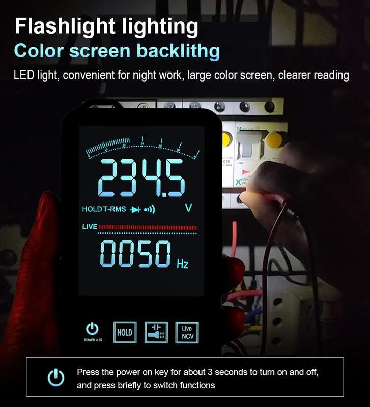 WinAPEX Smart Touch Screen Digital Multimeter, Model:8138
