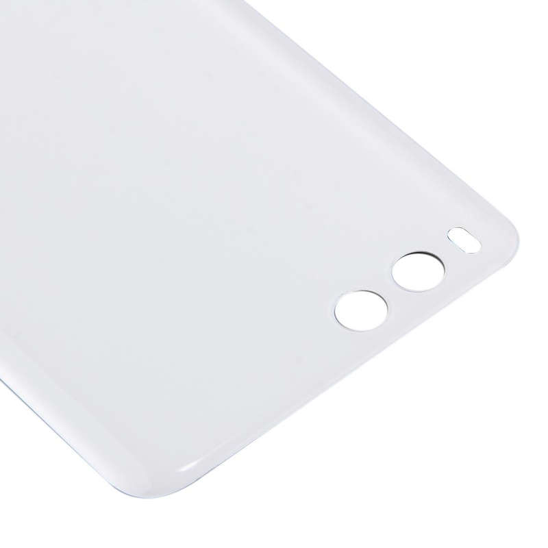 For Xiaomi Mi 6 Glass Battery Back Cover(White)