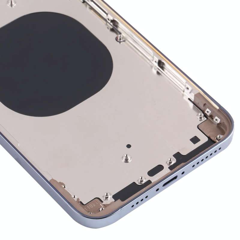 Back Housing Cover with Appearance Imitation of iP13 Pro Max for iPhone XS Max(Blue)