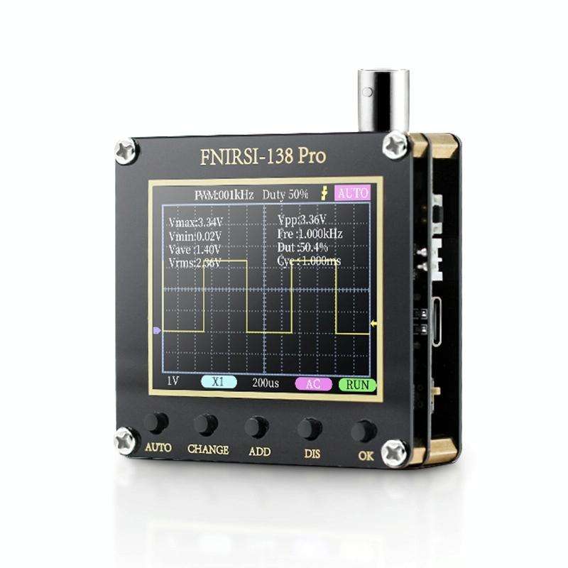 FNIRSI Handheld Small Teaching Maintenance Digital Oscilloscope, Specification: Standard Without ...
