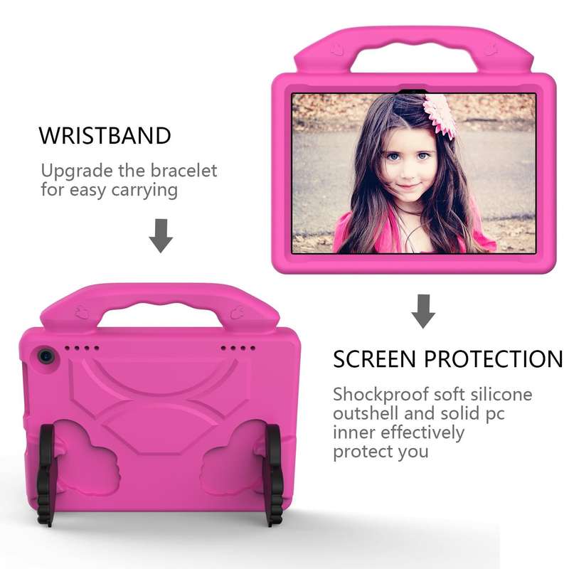 For Amazon Kindle Fire HD8 Plus (2020) EVA Material Children Flat Anti Falling Cover Protective S...
