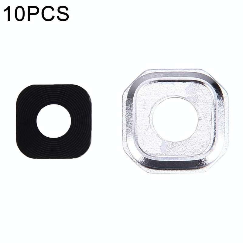 For Galaxy A3 (2016) / A310 10pcs Camera Lens Covers (Silver)