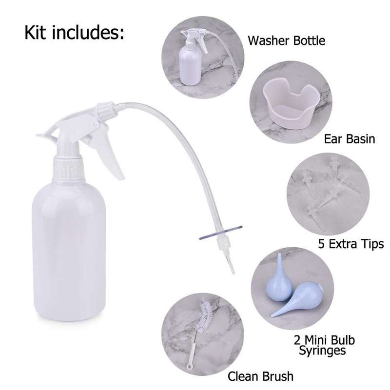 Ear Wash Ball Ear Wash Set Ear Wax Cleaning Tool