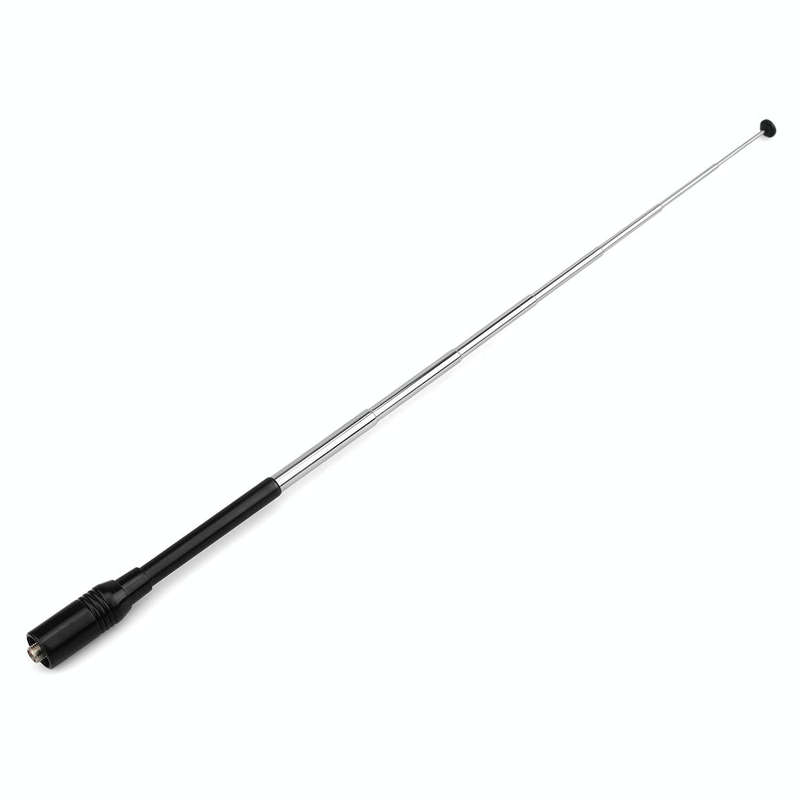 RETEVIS RT-773 136-174+400-480MHz SMA-F Famale Dual Band Whip Antenna for H-777/RT-5R/RT-B6/RT-5R...