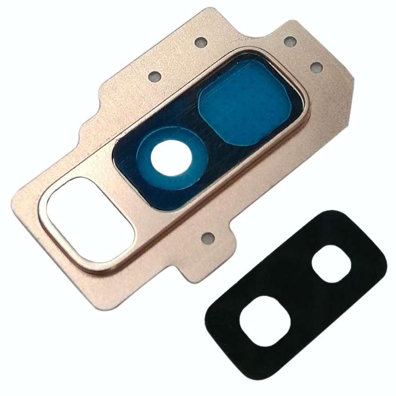 For Galaxy S9+ / G9650 10pcs Camera Lens Cover (Gold)
