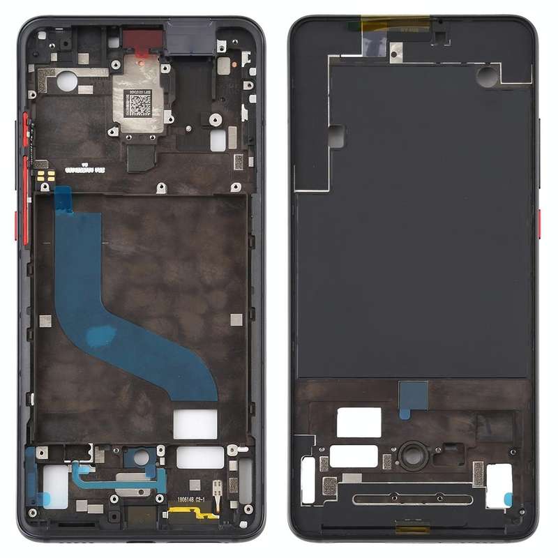 Front Housing LCD Frame Bezel Plate for Xiaomi Redmi K20 / Redmi K20 Pro / Mi 9T / Mi 9T Pro (Black)