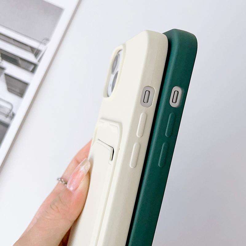 For iPhone 12 Pro Crossbody Lanyard Elastic Silicone Card Holder Phone Case(Blue)