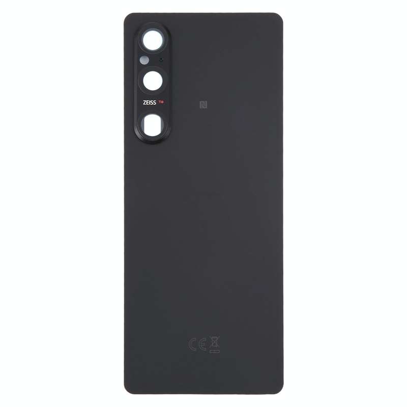 For Sony Xperia 1 V Original Battery Back Cover with Camera Lens Cover(Black)