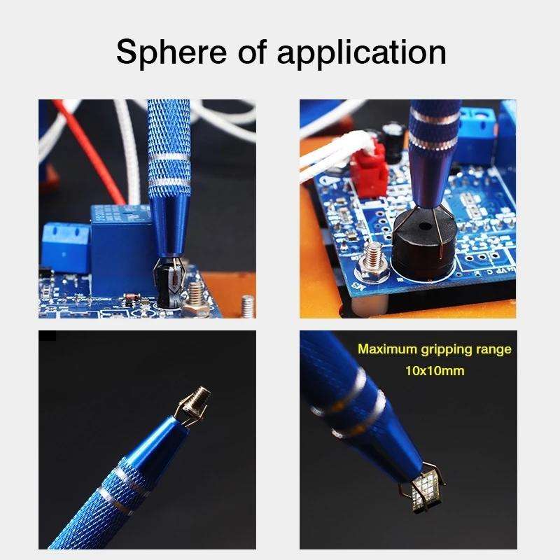 JIAFA JF-620 IC Chip Extractor Remover Tool BGA Electronic Component Puller(Blue)