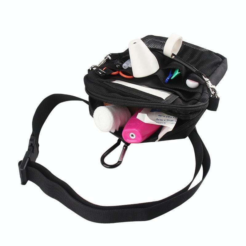 Nurse Shoulder Tool Package Medical Staff Portable Work Pockets Medical Supplies Storage Bag(Black)