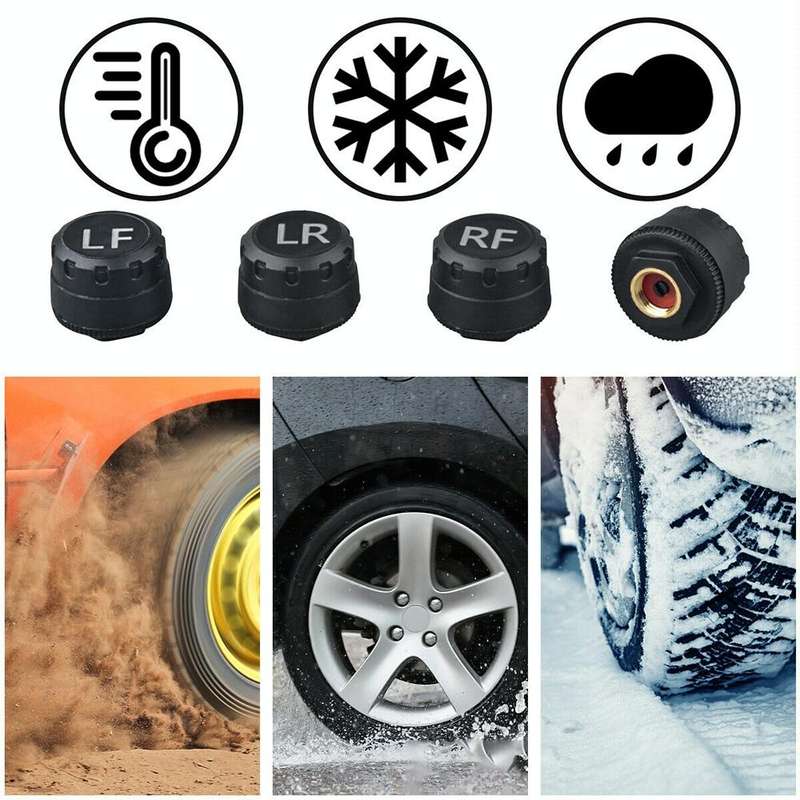 T1 Vehicle-mounted Solar Wireless Tire Pressure Monitoring System General-purpose Vehicle Tire Pr...
