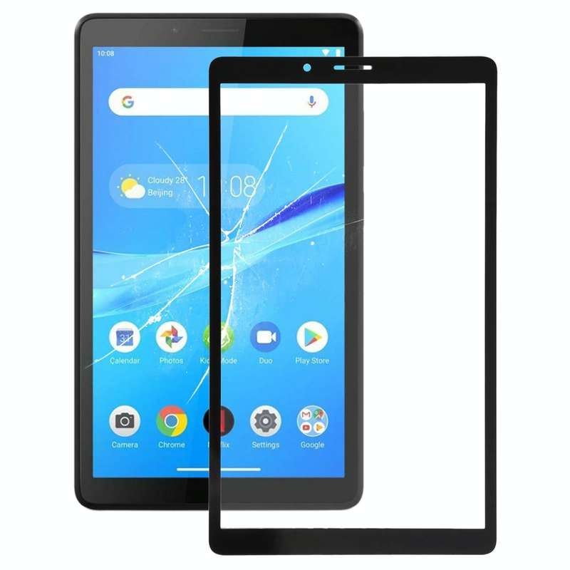 Front Screen Outer Glass Lens for Lenovo Tab M7 TB-7305 TB-7305F TB-7305i TB7305X(Black)