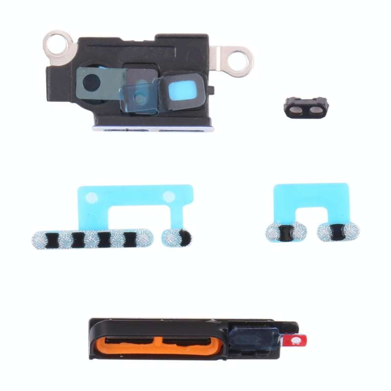 10 PCS Speaker Dustproof Mesh with Frame for iPhone 12 Pro Max(White)