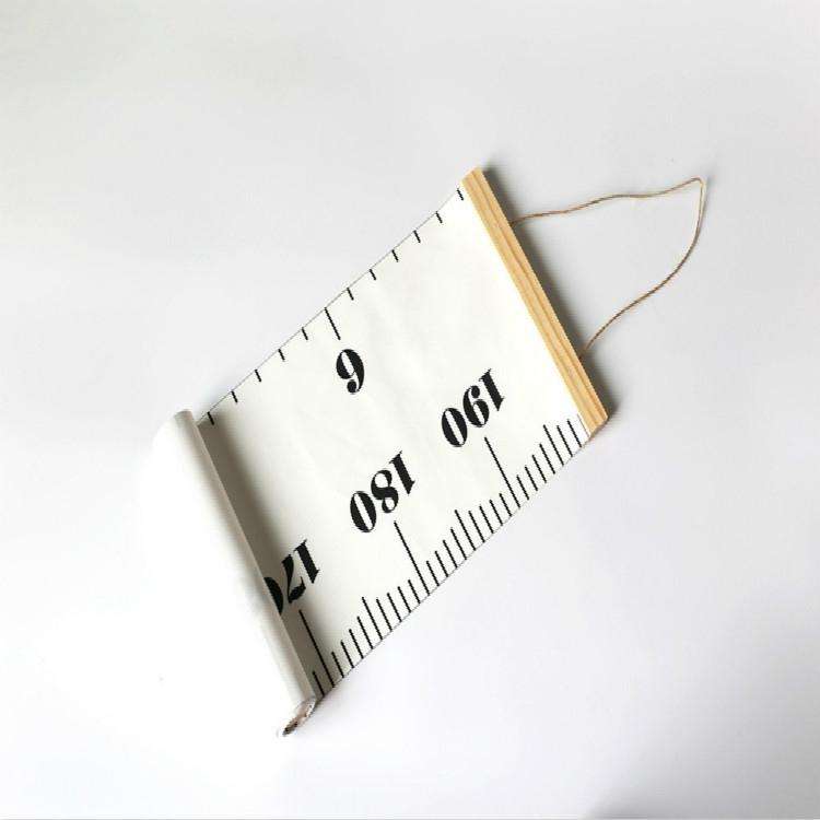 Wooden Wall Hanging Kids Growth Chart Height Measure Ruler Wall Sticker for Kids Room Home Decora...