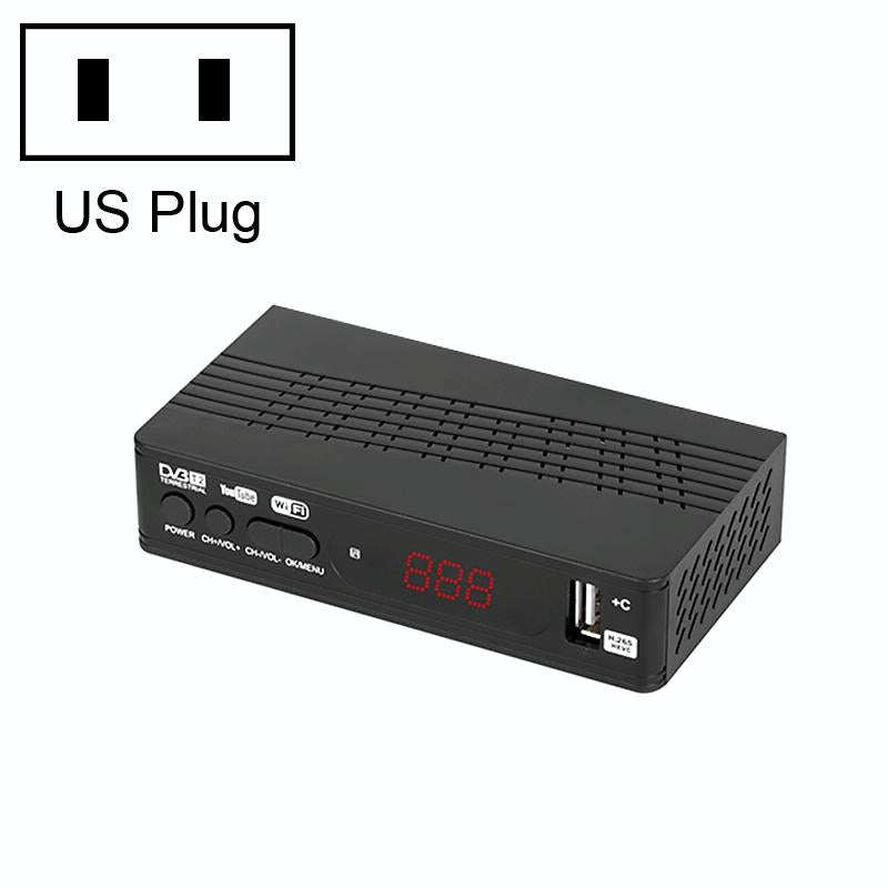 HD-120 DVB-T2 H.265 HD Digital TV Set Top Box, US Plug