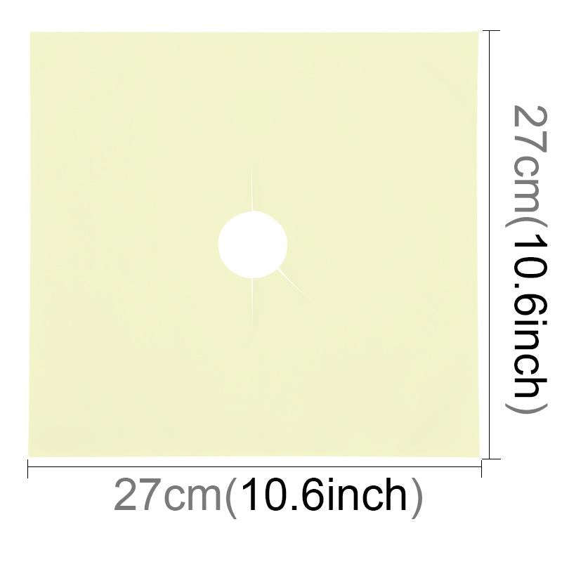 2 PCS Gas Furnace Surface Ultra-thin Fibre Material Stovetop Protective Cleaning Pad, Size: 27*27...