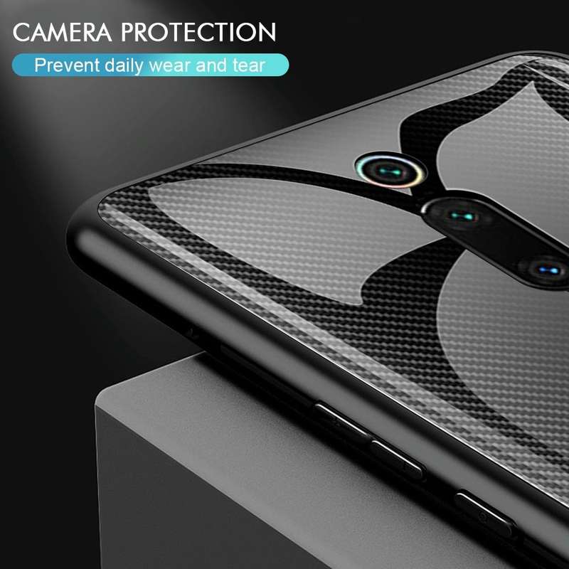 For Xiaomi Redmi K20 / K20 Pro / 9T Texture Gradient Glass Protective Case(White)