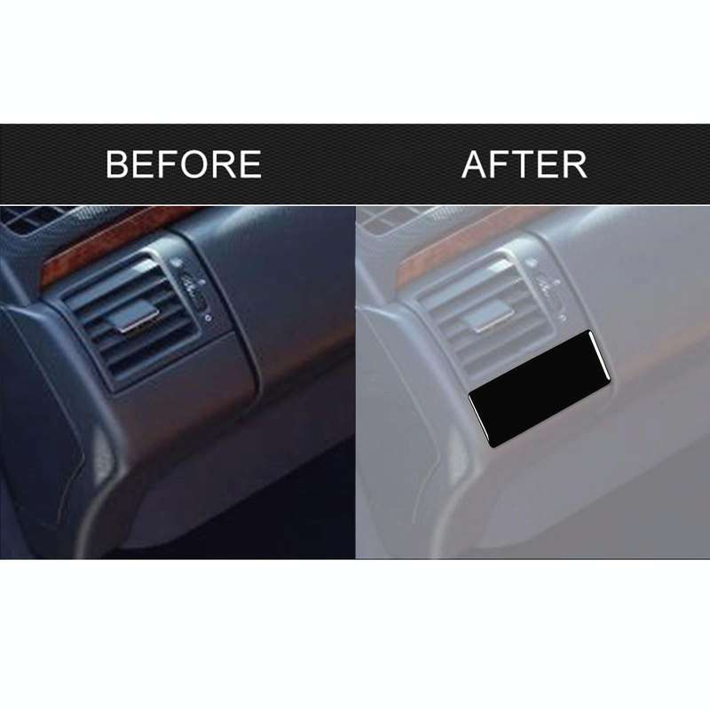 For Mercedes-Benz E-Class W210 1996-2002 Car Driver AC Air Outlet Decorative Sticker, Right Drive