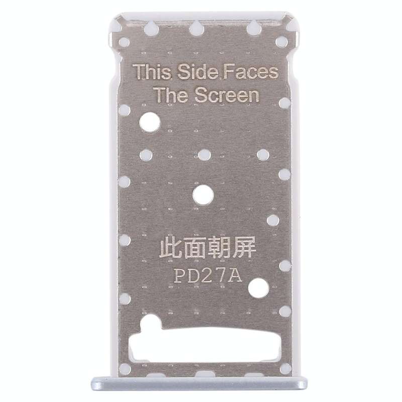 SIM Card Tray + SIM Card Tray / Micro SD Card Tray for Huawei Honor 5c (Silver)