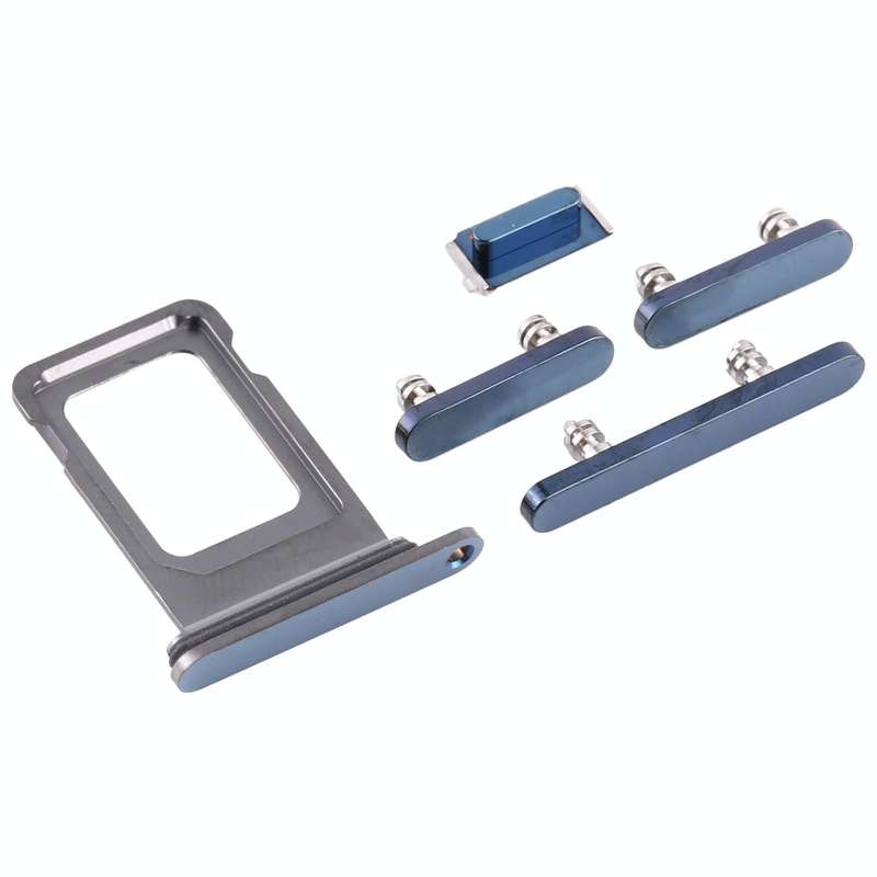 SIM Card Tray + Side Keys for iPhone 12 Pro Max(Blue)