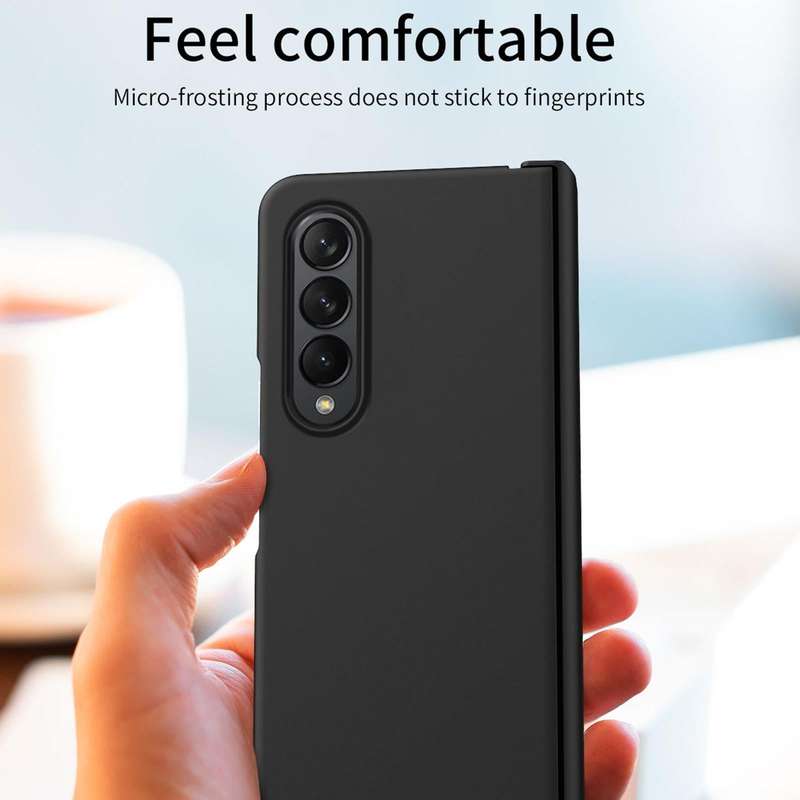 For Samsung Galaxy Z Fold4 Full Body Hinge Phone Case(Transparent)