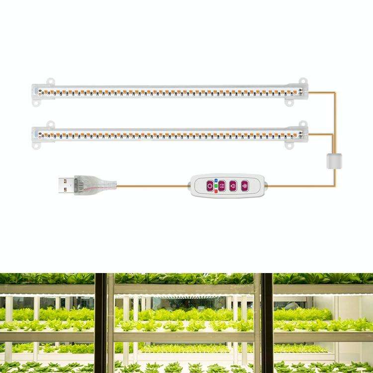 LED Plant Growth Lamp Time Potted Plant Intelligent Remote Control Cabinet Light, Style: 30cm Two...