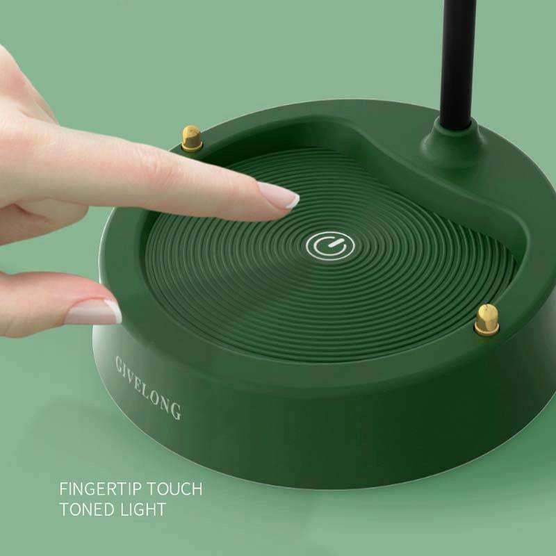 GIVELONG Forest Bird LED Touch Usb Table Lamp With Mobile Phone Holder Bedroom Bedside Night Ligh...