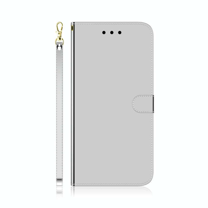 For Galaxy S20 Ultra Mirror-like Magnetic Attraction Horizontal Flip Leather Case with Lanyard, S...