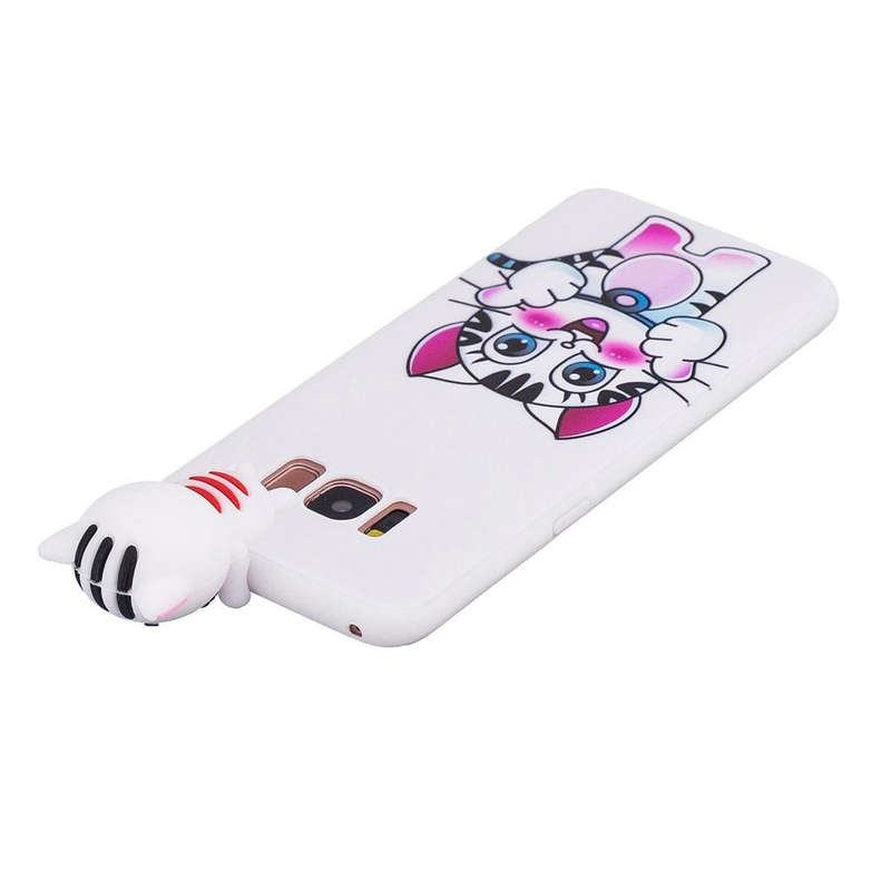 For Galaxy S8 Shockproof Cartoon TPU Protective Case(Cat)