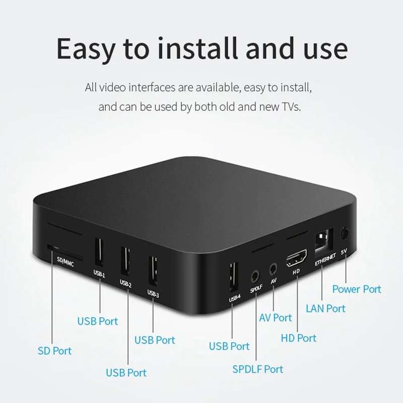 MXQ Pro RK3228A Quad-Core CPU 4K HD Network Set-Top Box, RAM:2GB+16GB(AU Plug)