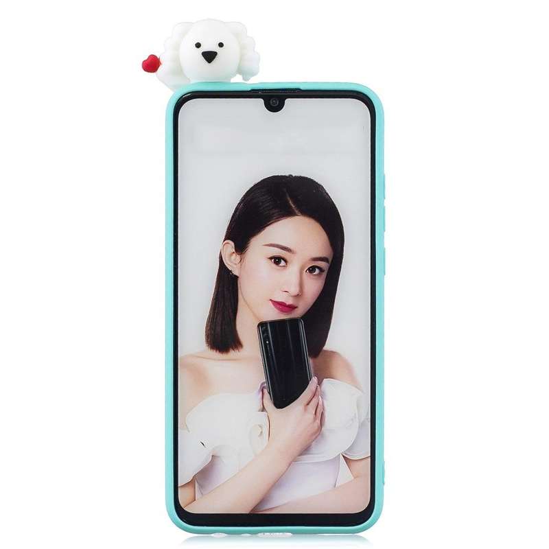 For Huawei P Smart 2019 Shockproof Cartoon TPU Protective Case(Clouds)
