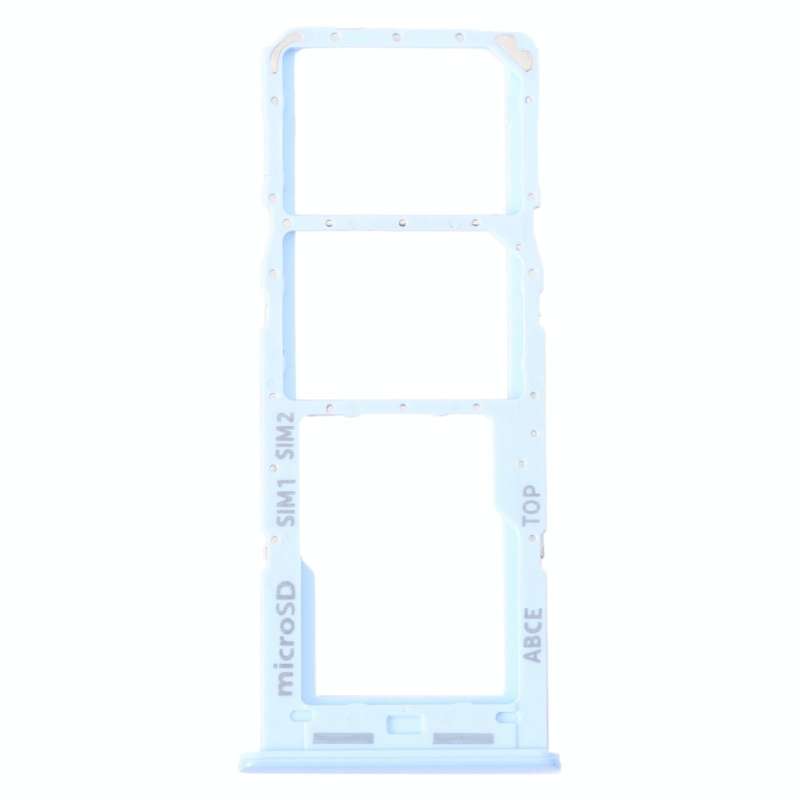 For Samsung Galaxy A23 SM-A235 Original SIM Card Tray + SIM Card Tray + Micro SD Card Tray (Blue)