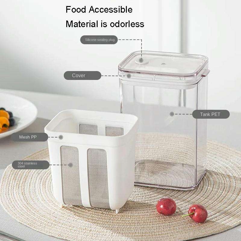 Yogurt Filter Homemade Yogurt Beancurry Milk Separator Water Drained Filter(White)