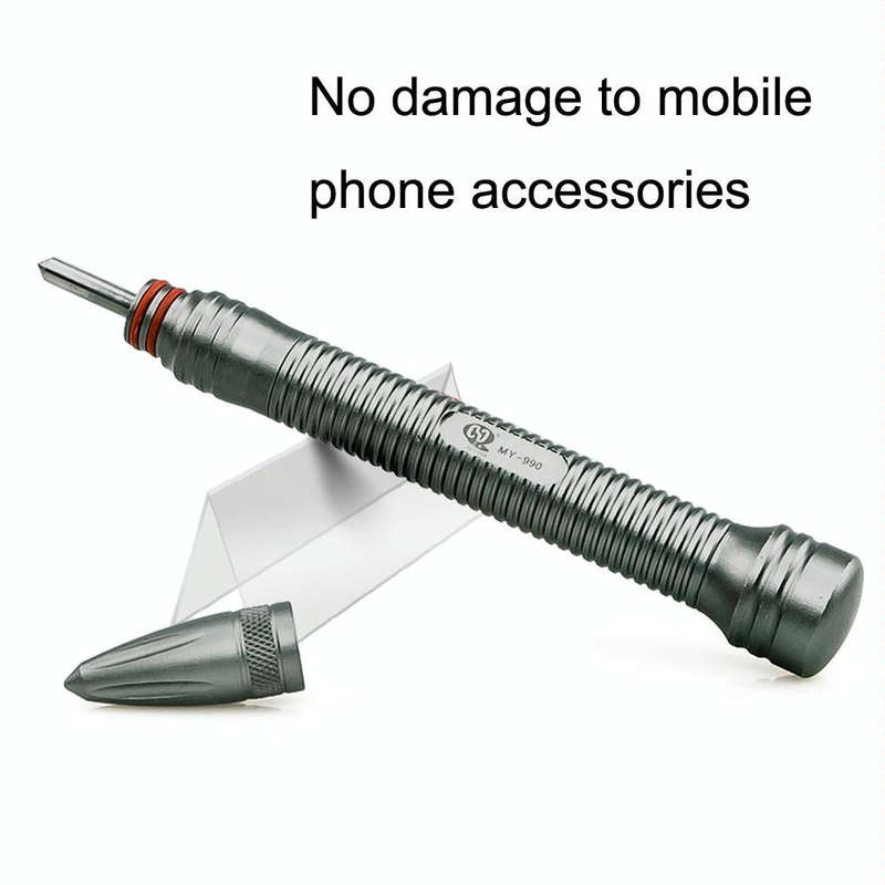 MaYuan Protect Glass Back Cover Broken Screen Pen Phone Glass Blasting Pen(Black)
