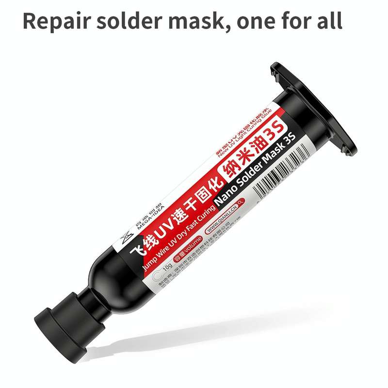 10pcs Qianli MEGA-IDEA Nano Solder Mask 3S Jump Wire UV Dry Fast Curing Glue