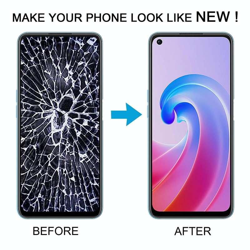 For OPPO  A96 4G OEM LCD Screen Digitizer Full Assembly with Frame
