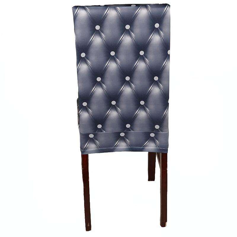 Anti-Fouling Household Chair Cover Dining Chair Sleeve One-Piece Stretch Chair Cover(Champagne)
