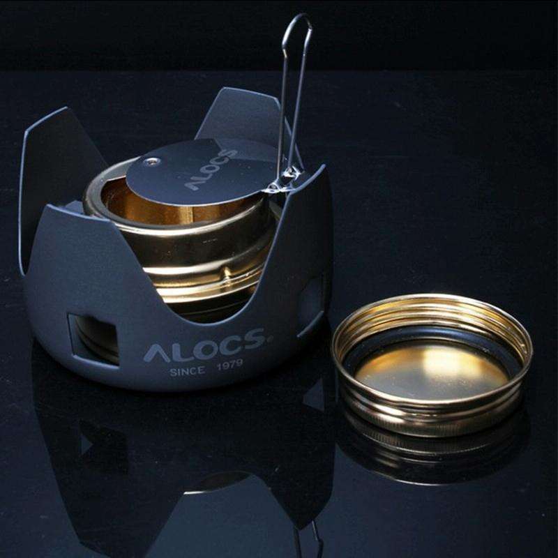 ALOCS CS-B02 Outdoor Alcohol Stove Set High-power Alcohol Burner