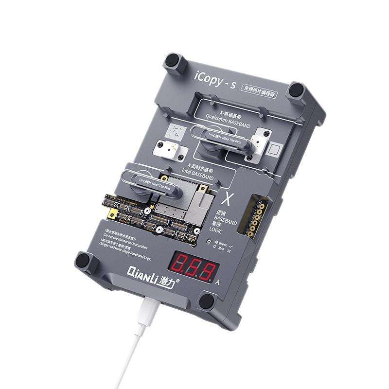 Qianli iCopy-S Double Sided Chip Test Stand 4 in1 Logic Baseband EEPROM Chip Non-removal For iPho...