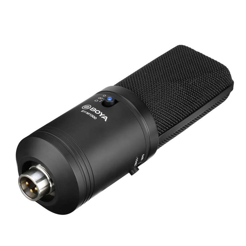 BOYA BY-M1000 Professional Recording Studio Cardioid Omnidirectional Switchable Microphone
