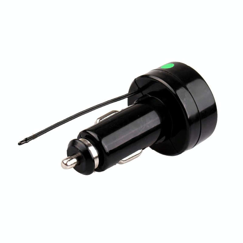 2 in 1 Universal Car Digital Voltage Meter Temperature Meter (Random Color Delivery)