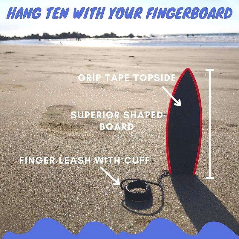 2 PCS Mini Fingertip Surfboard Kids Fingertip Skateboard Toys(Green)