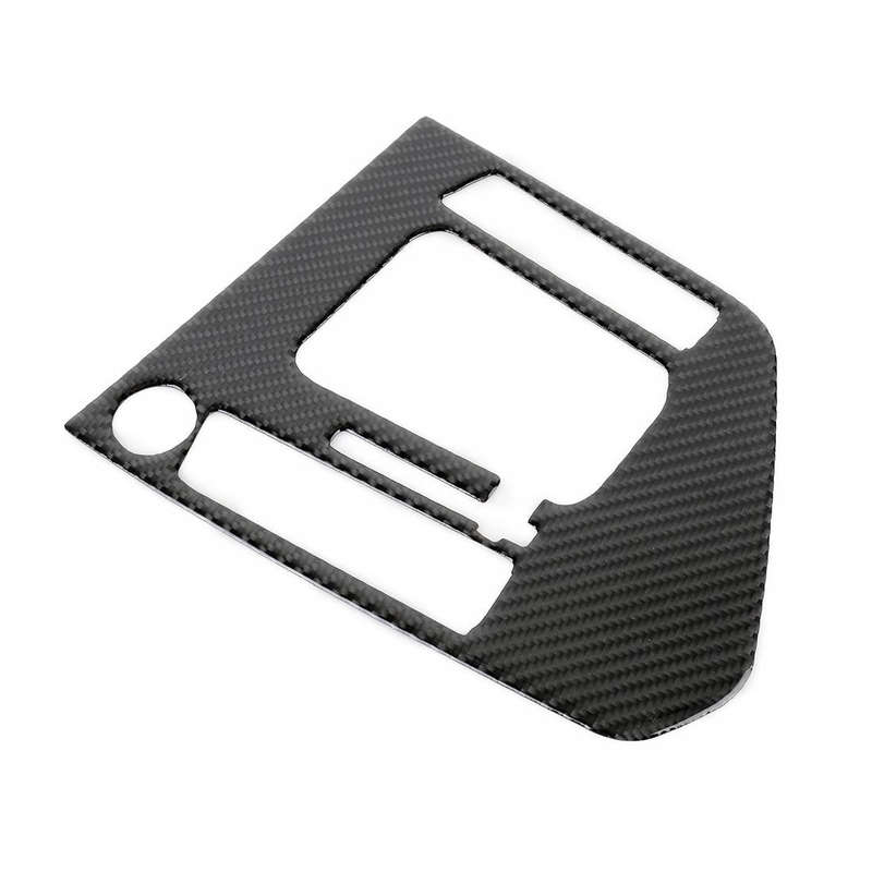 Car Carbon Fiber Gear Shift Panel Decorative Sticker for Volkswagen Tiguan L