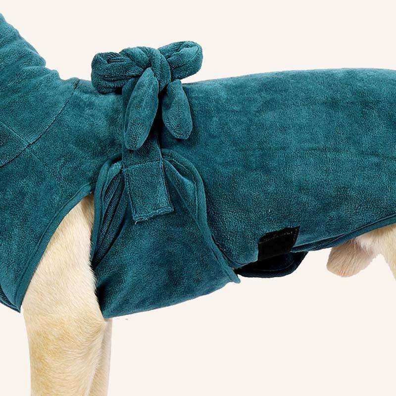 Pet Dog Bathrobe Bath Towel Strong Absorbent Bath Quick-drying Clothes, Size: XL