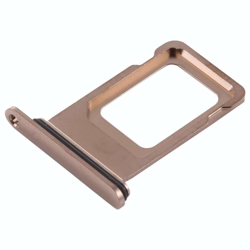 Double SIM Card Tray for iPhone XS Max (Double SIM Card)(Gold)