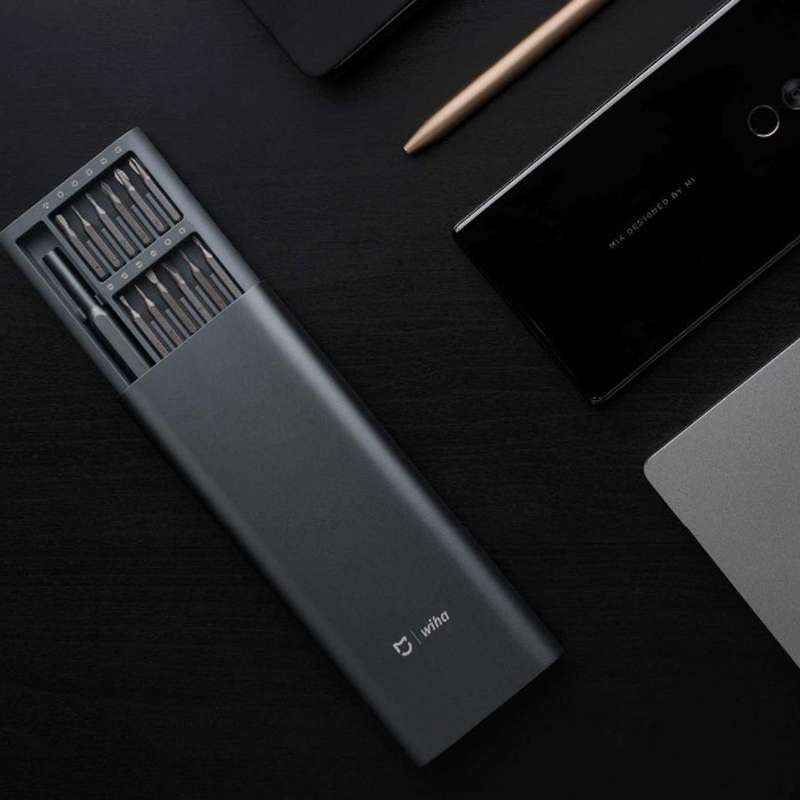 Original Xiaomi Mijia Wiha Daily Use Screwdriver Kit 24 in 1 Precision Magnetic Bits Aluminum Box...