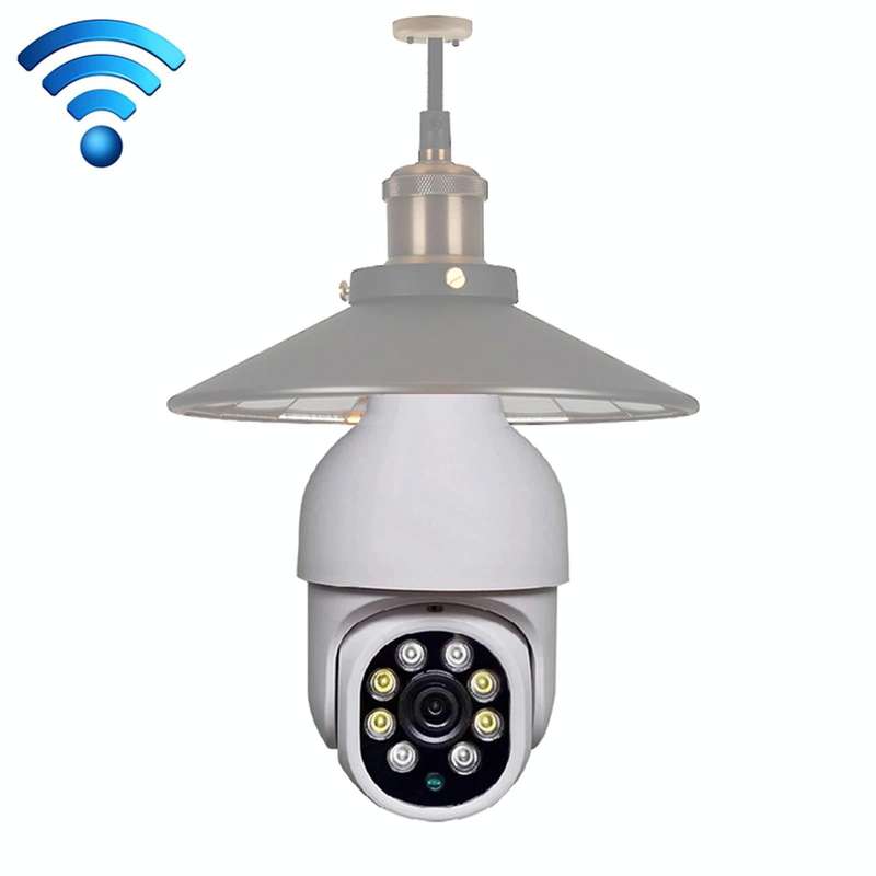 DP19 Smart WiFi HD Outdoor Network Light Bulb Camera, Support Infrared Night Vision & Motion Dete...