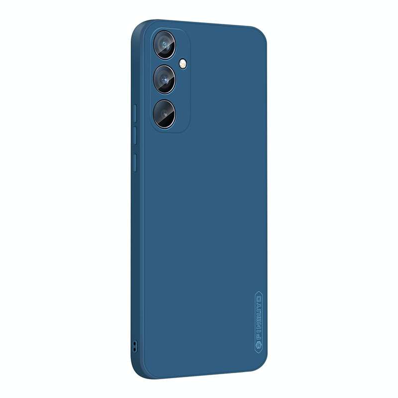 For Samsung Galaxy A34 5G PINWUYO Sense Series Liquid Silicone TPU Phone Case(Blue)